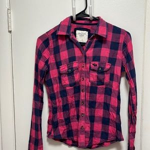 Long Sleeved plaid shirt